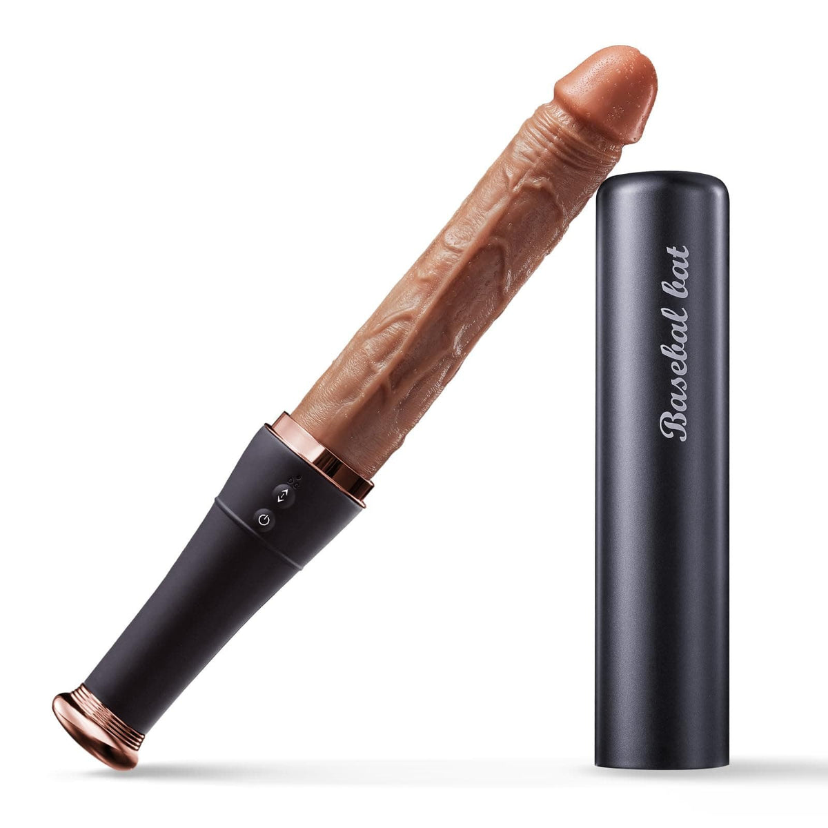 Black telescopic tongue licking dildo, photo 8