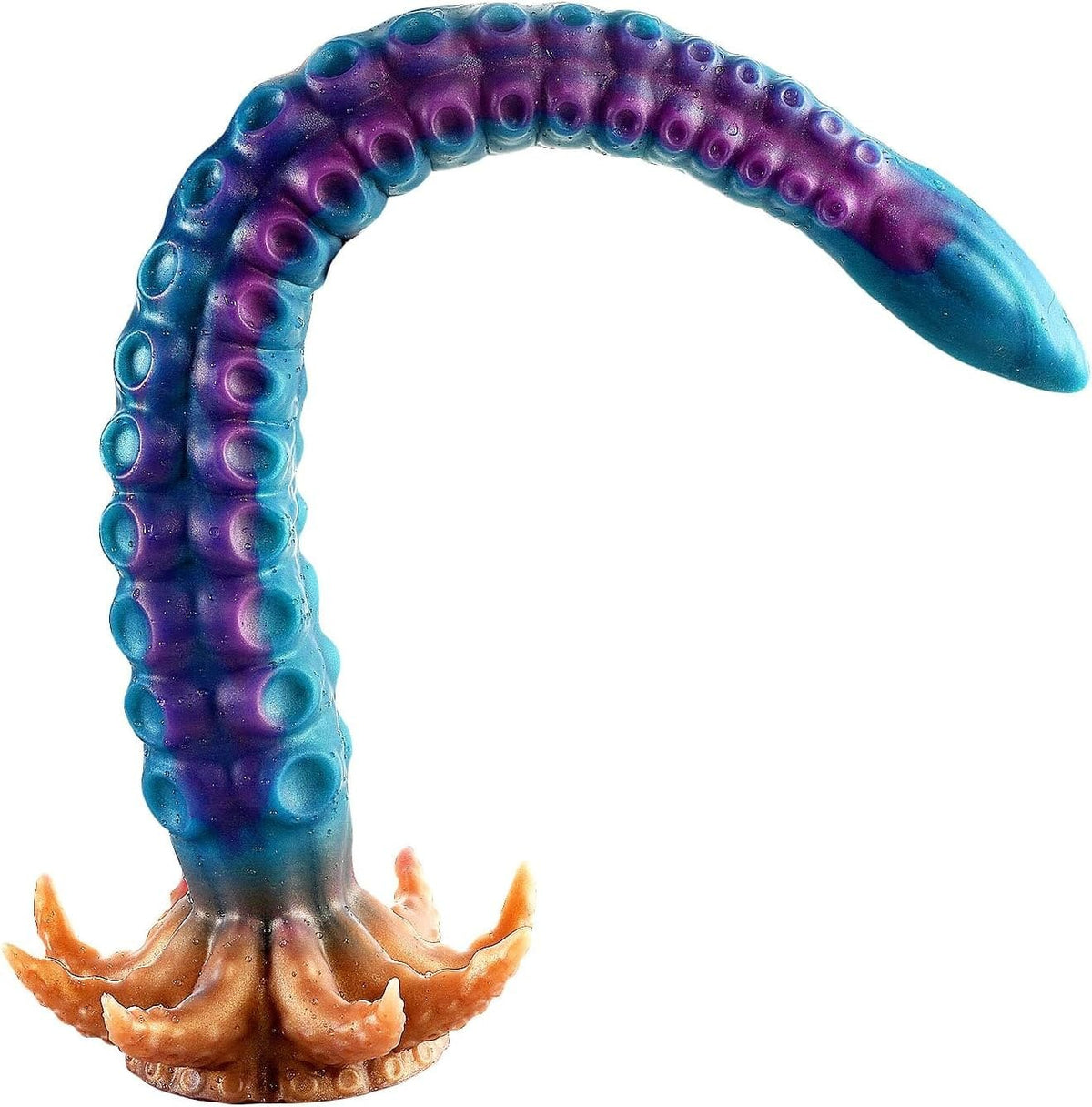 Blue and purple tentacle fantasy dildo, photo 6