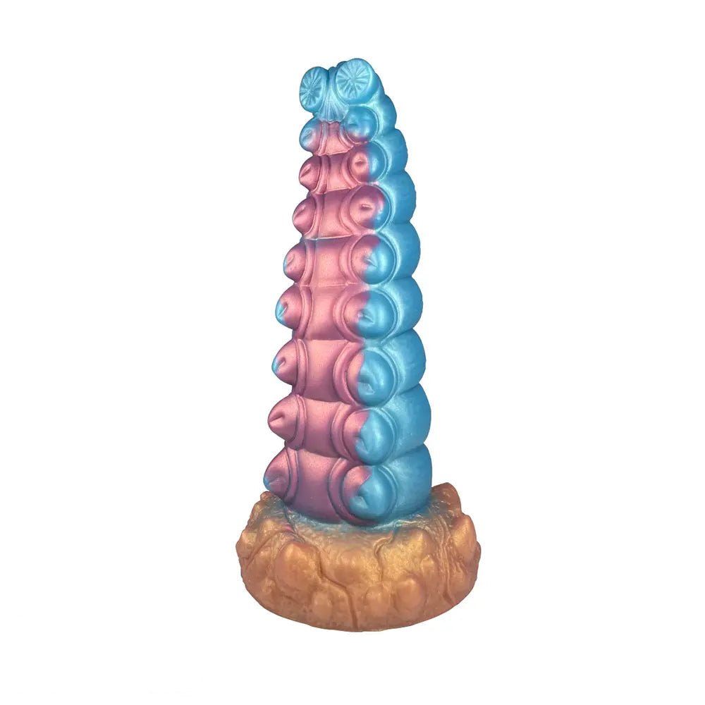 Color blocked tentacle fantasy dildo, photo 1