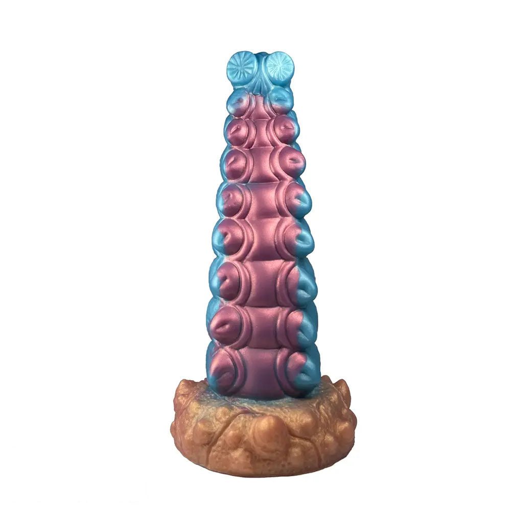 Color blocked tentacle fantasy dildo, photo 12