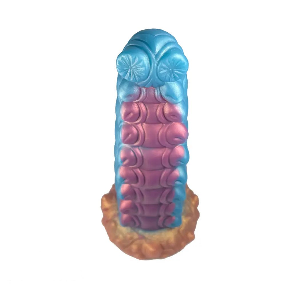 Color blocked tentacle fantasy dildo, photo 15
