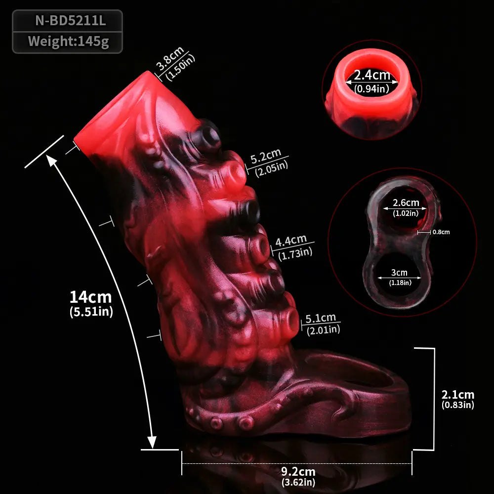 Tentacle cock sleeve extender, photo 16
