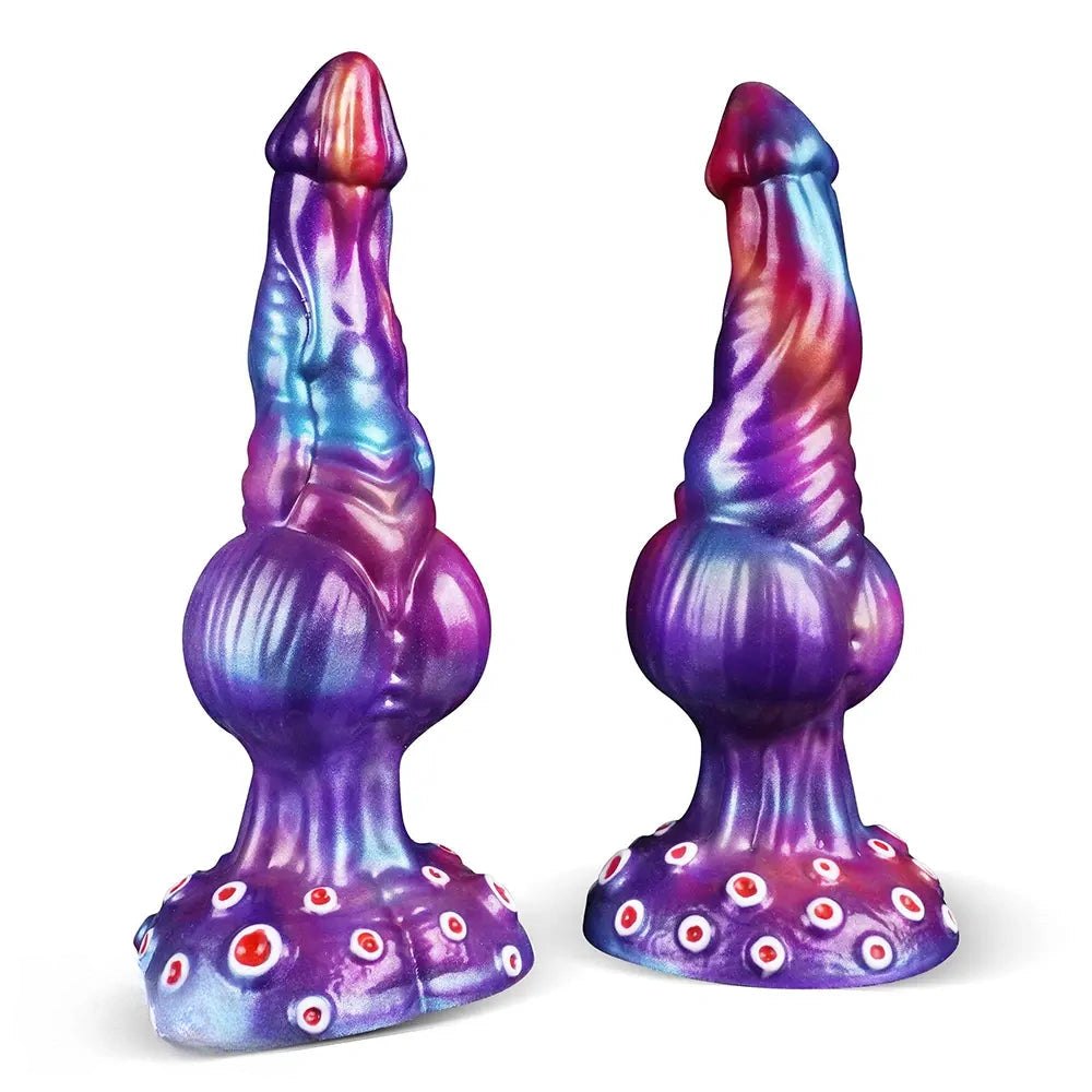 Mixed-color tentacle coral fantasy silicone dildo, photo 2