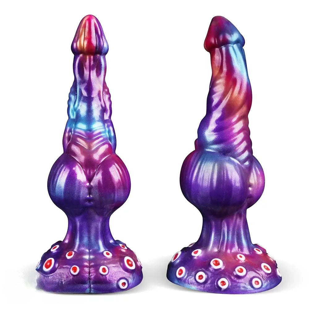 Mixed-color tentacle coral fantasy silicone dildo, photo 8