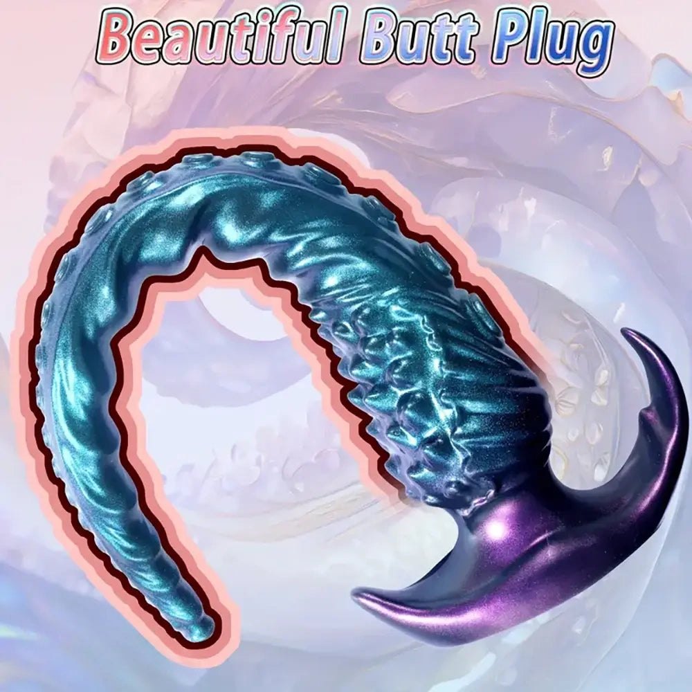 Blue tentacle anal plug, photo 2