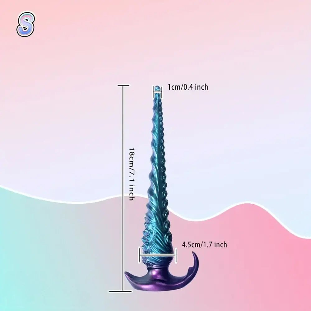 Blue tentacle anal plug, photo 7