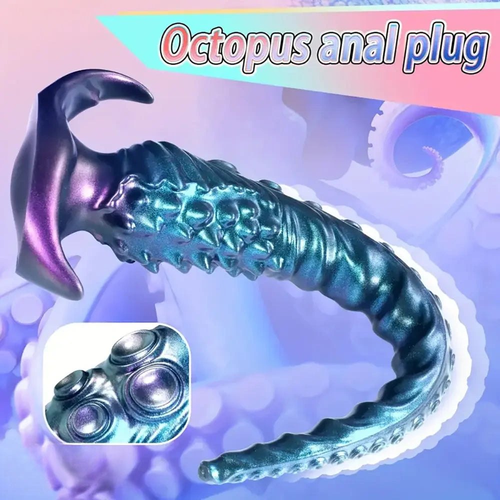 Blue tentacle anal plug, photo 8