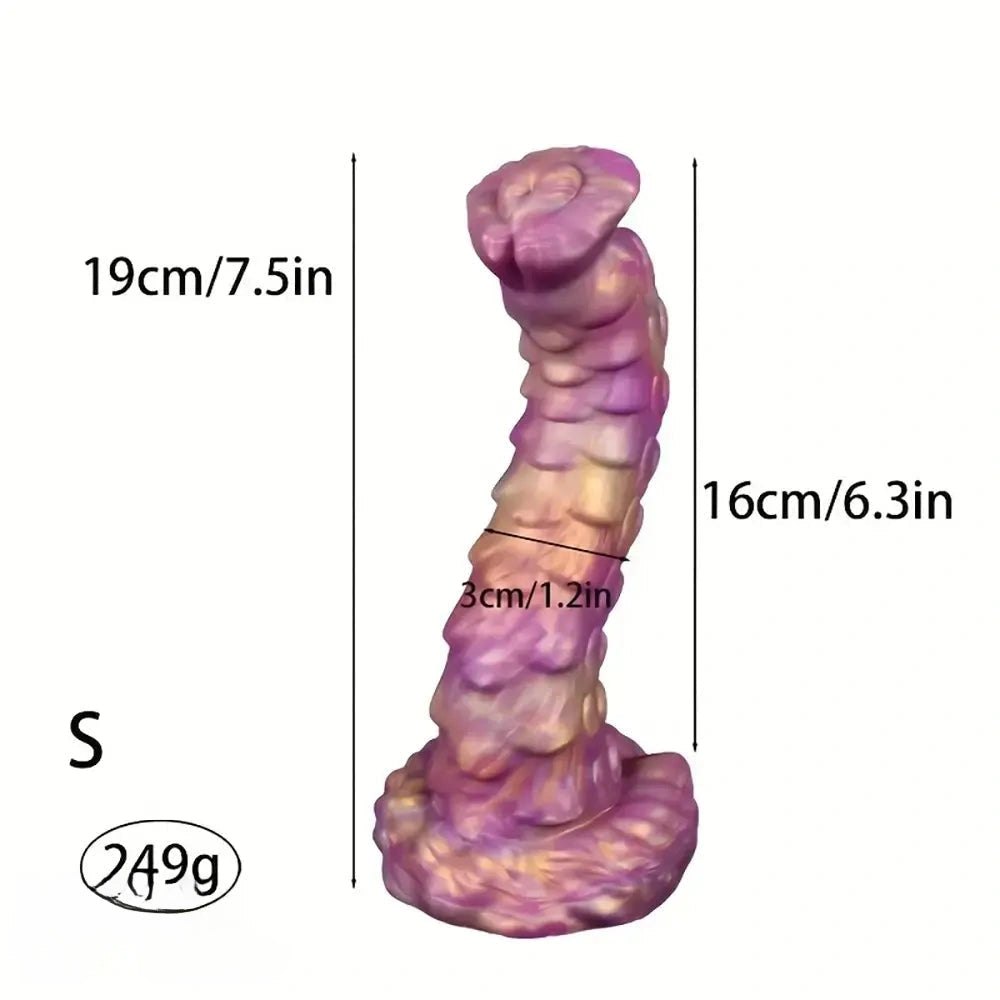 Silicone tentacle-style fantasy dildo, photo 4
