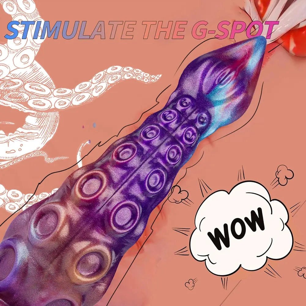 Purple tentacle fantasy dildo, photo 10