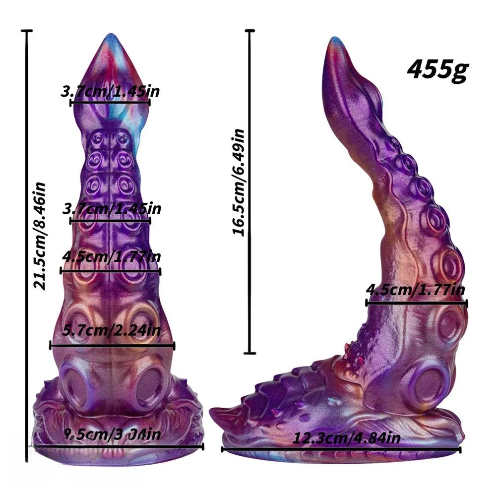 Purple tentacle fantasy dildo, photo 3