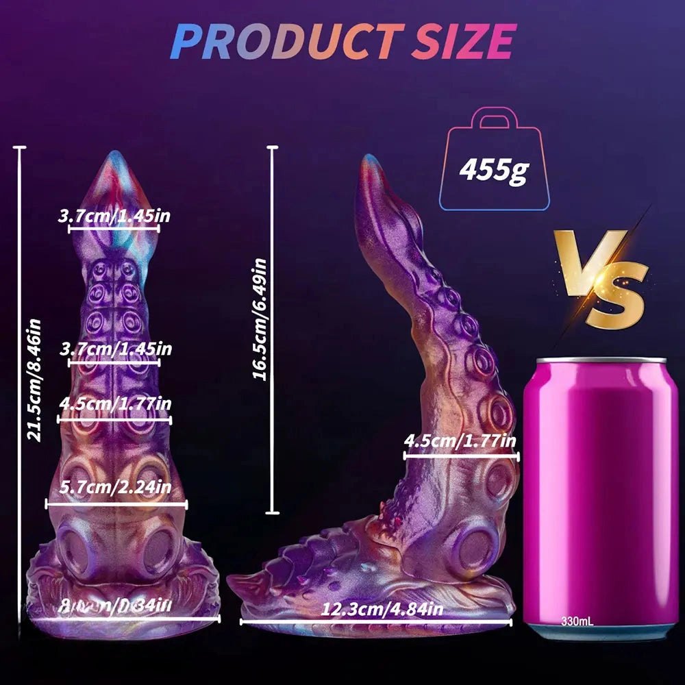 Purple tentacle fantasy dildo, photo 7