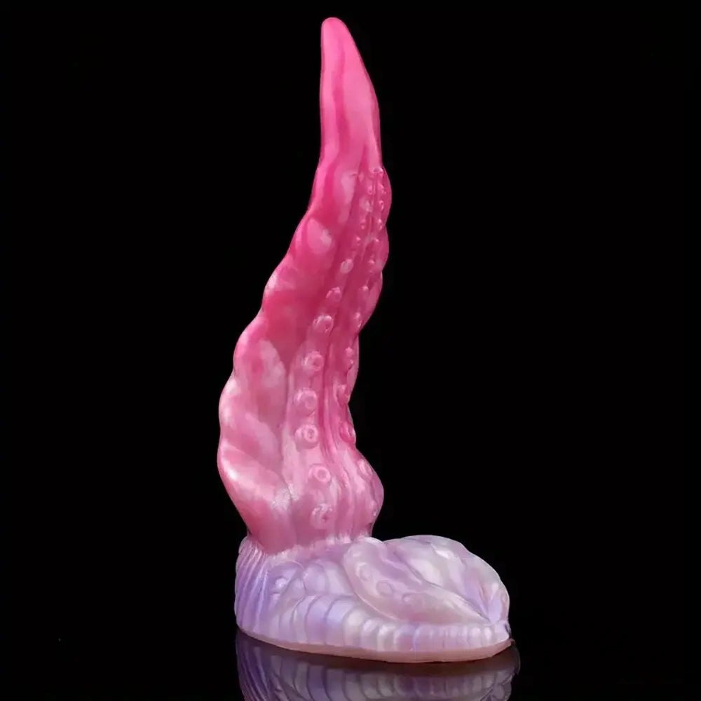 Colorful silicone tentacle fantasy dildo, photo 3