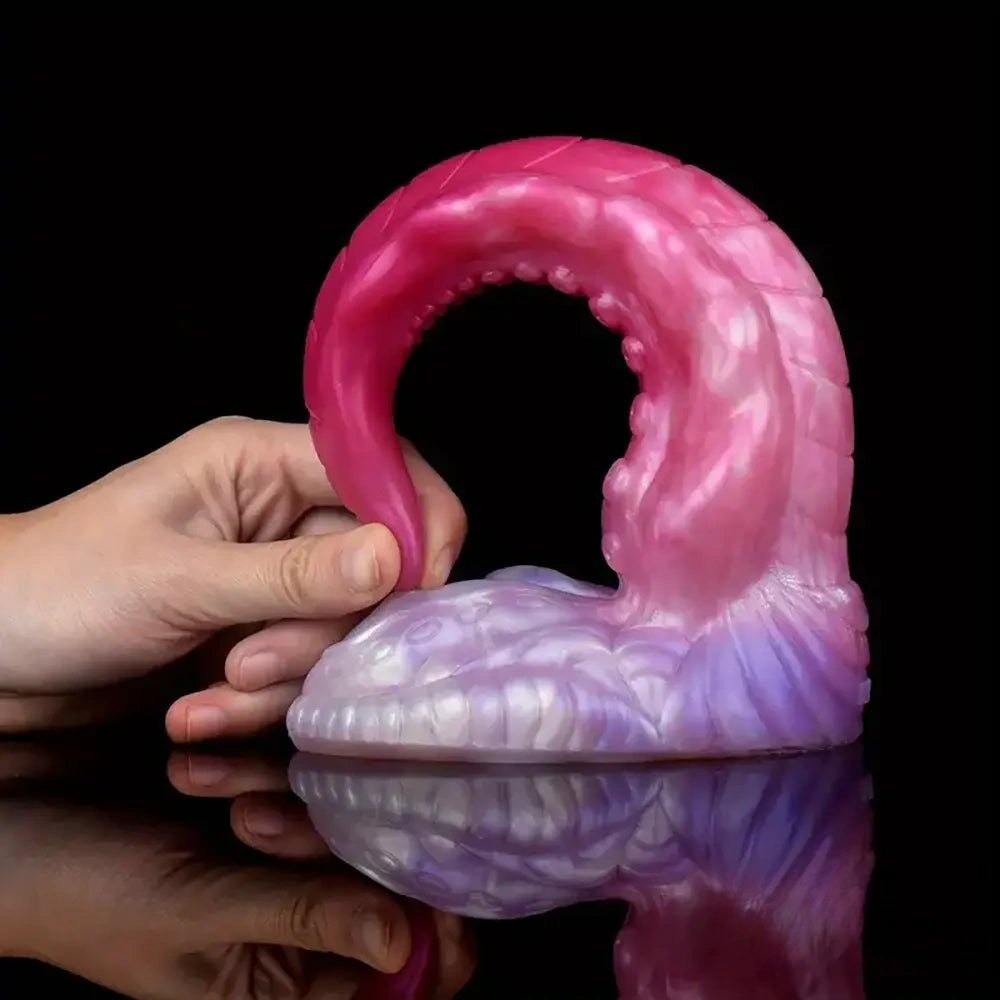 Colorful silicone tentacle fantasy dildo, photo 7