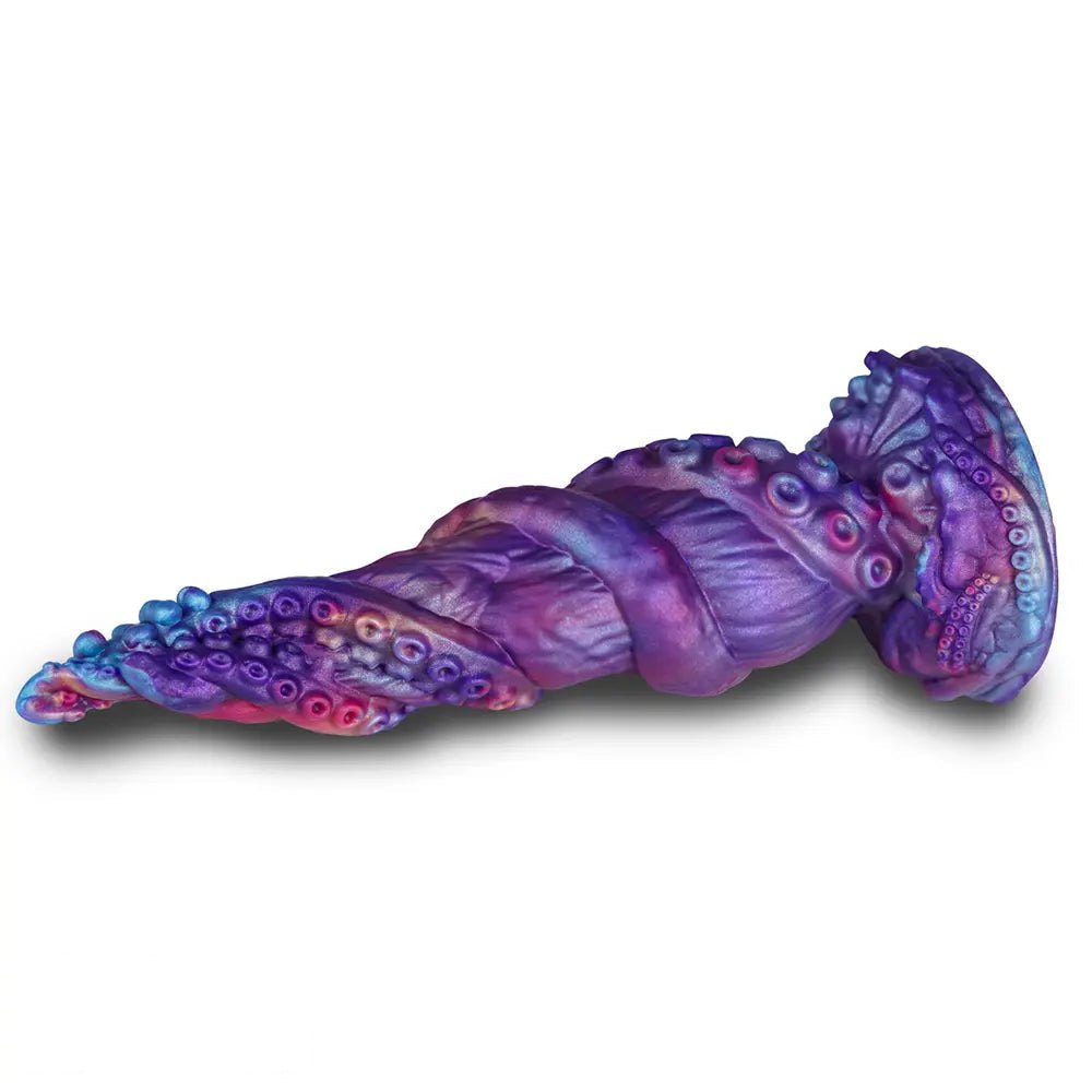 Purple and blue tentacle-style fantasy dildo, photo 8