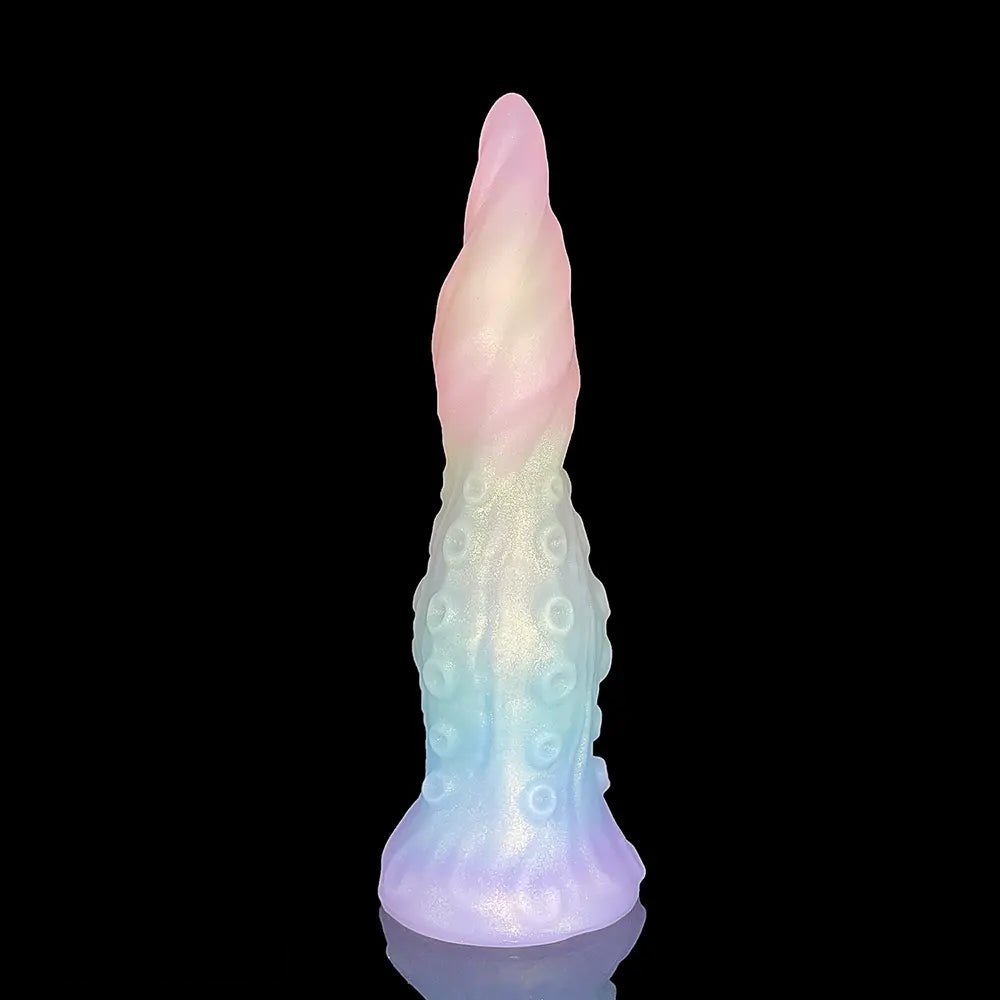 Rainbow pastel tentacle fantasy dildo, photo 2