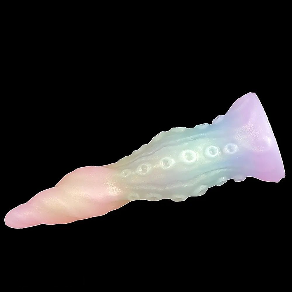 Rainbow pastel tentacle fantasy dildo, photo 3
