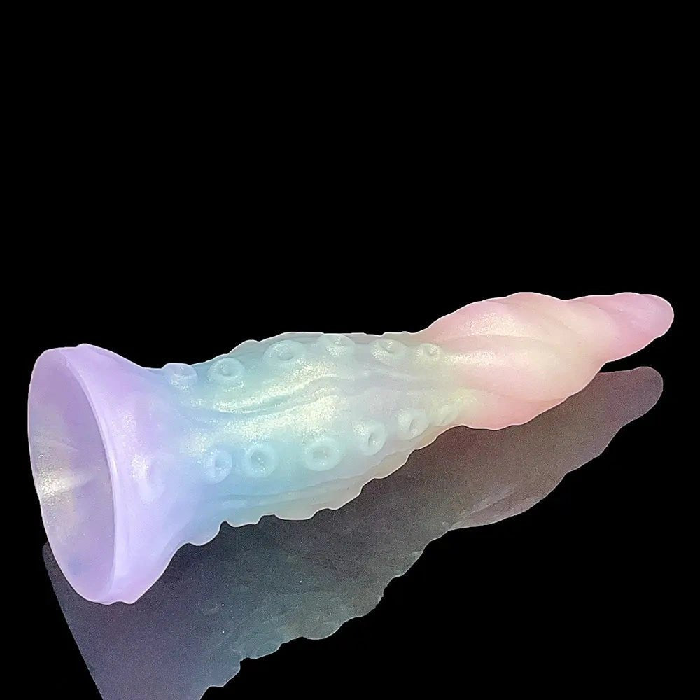 Rainbow pastel tentacle fantasy dildo, photo 4