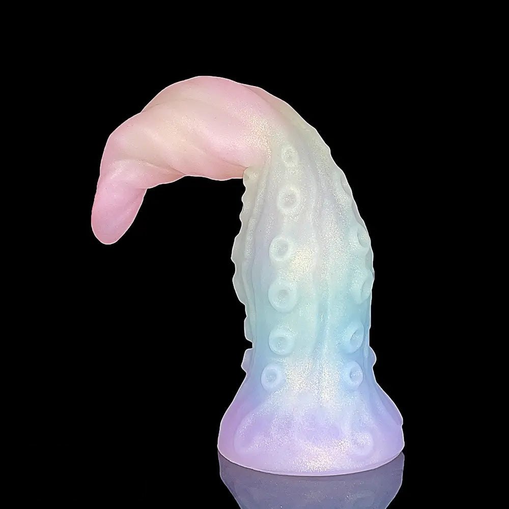 Rainbow pastel tentacle fantasy dildo, photo 6