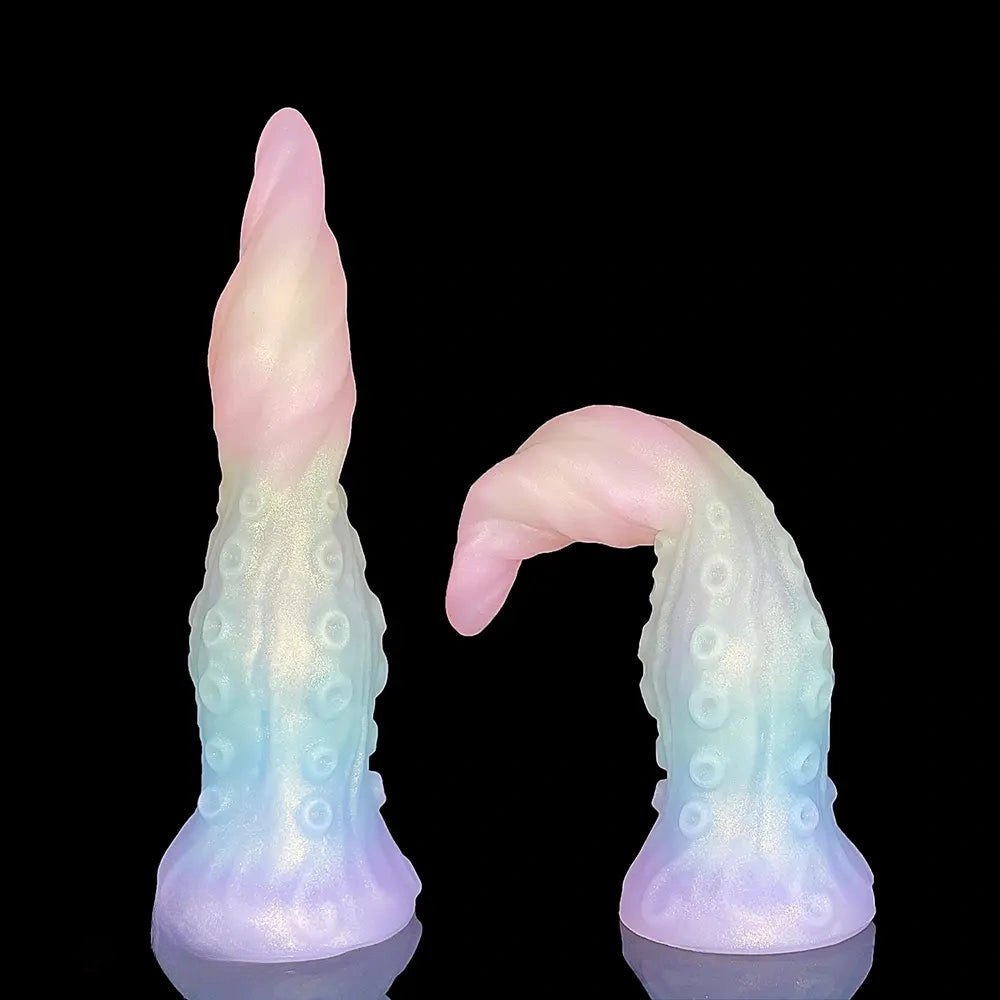 Rainbow pastel tentacle fantasy dildo, photo 8
