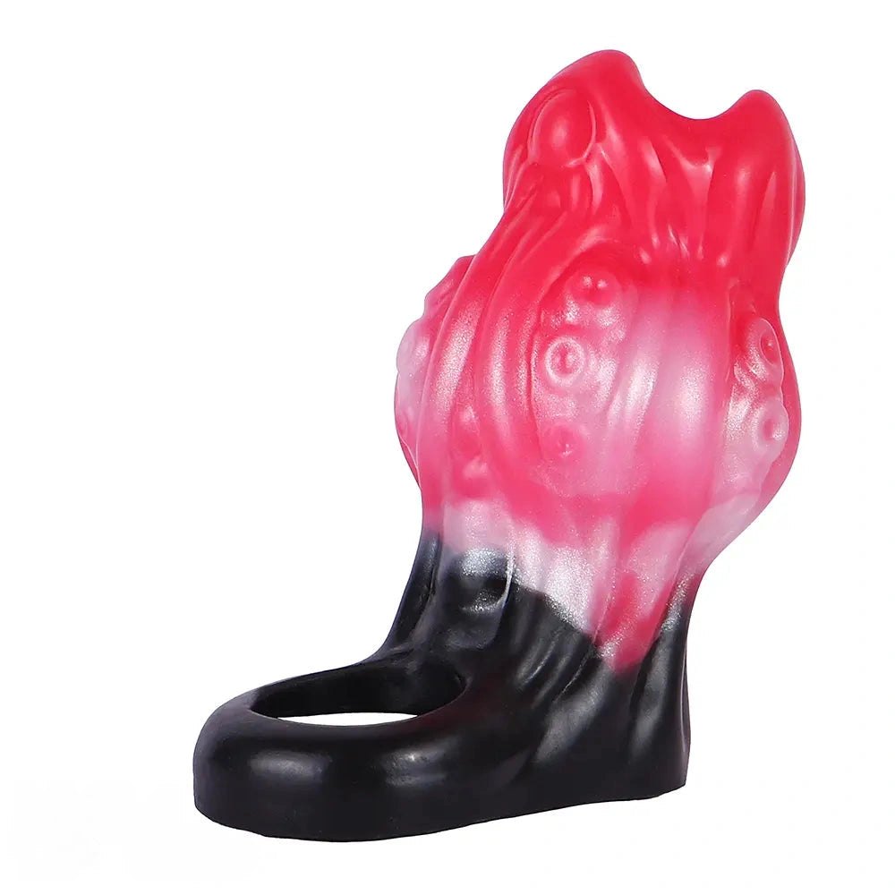 Tentacle textured silicone penis sleeve ring, photo 12