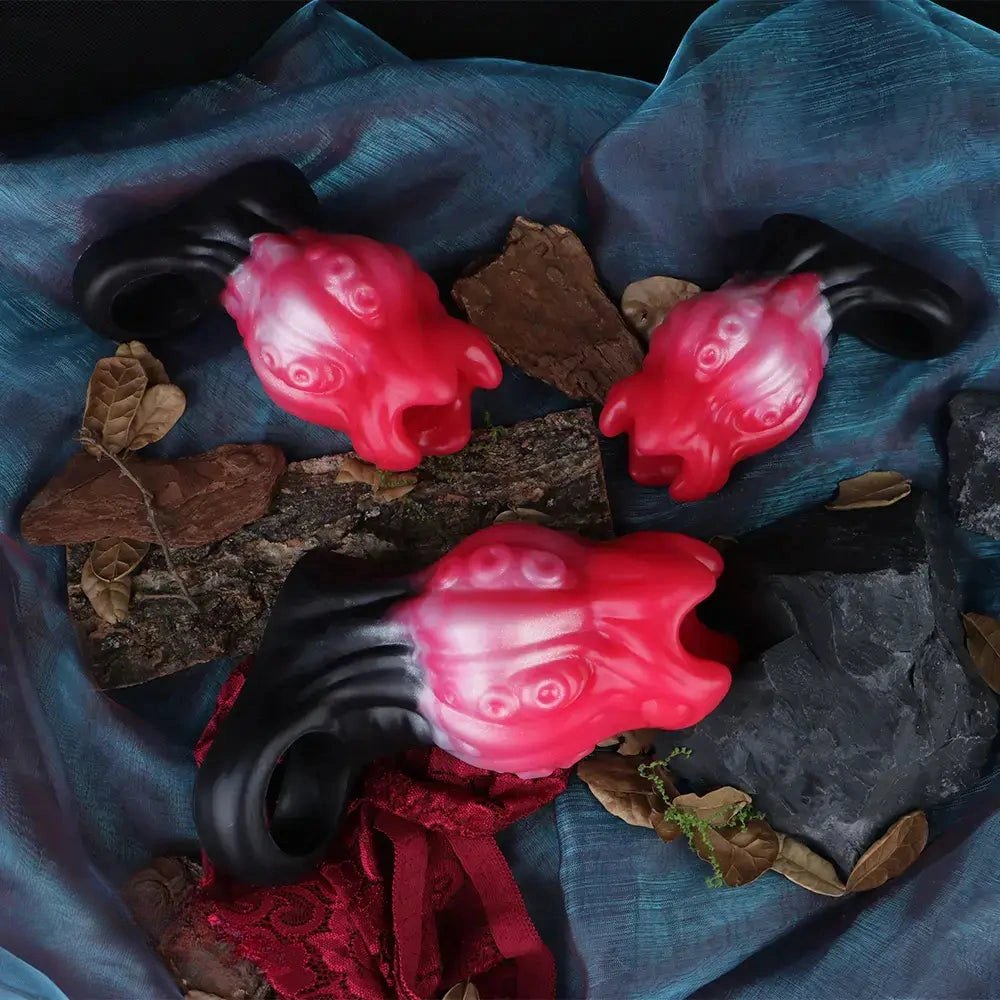 Tentacle textured silicone penis sleeve ring, photo 4