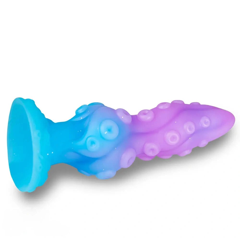 Textured gradient tentacle fantasy silicone dildo, photo 5