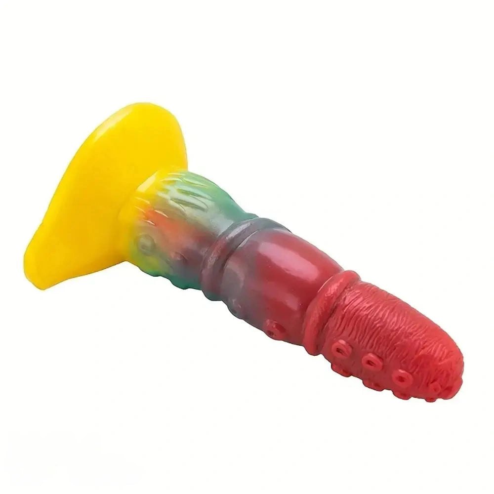 Mixed color tentacle fantasy dildo, photo 3