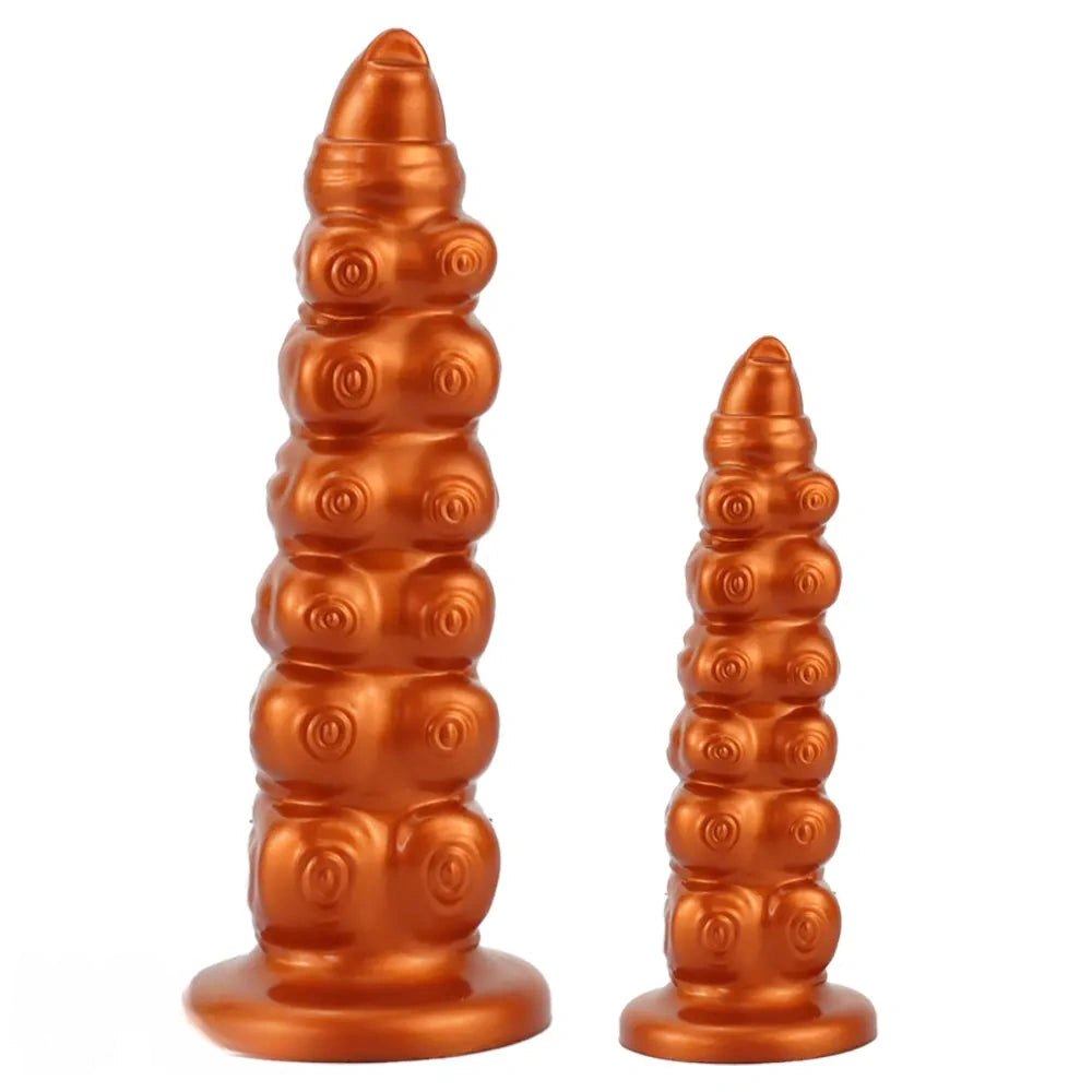 Ribbed tentacle silicone fantasy dildo, photo 11