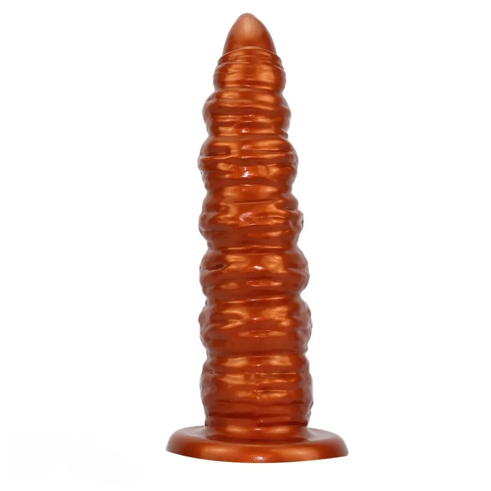 Ribbed tentacle silicone fantasy dildo, photo 13