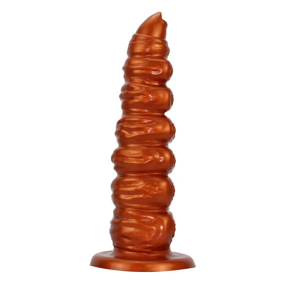 Ribbed tentacle silicone fantasy dildo, photo 14