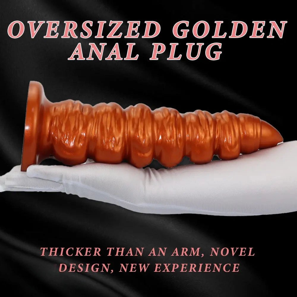 Ribbed tentacle silicone fantasy dildo, photo 3