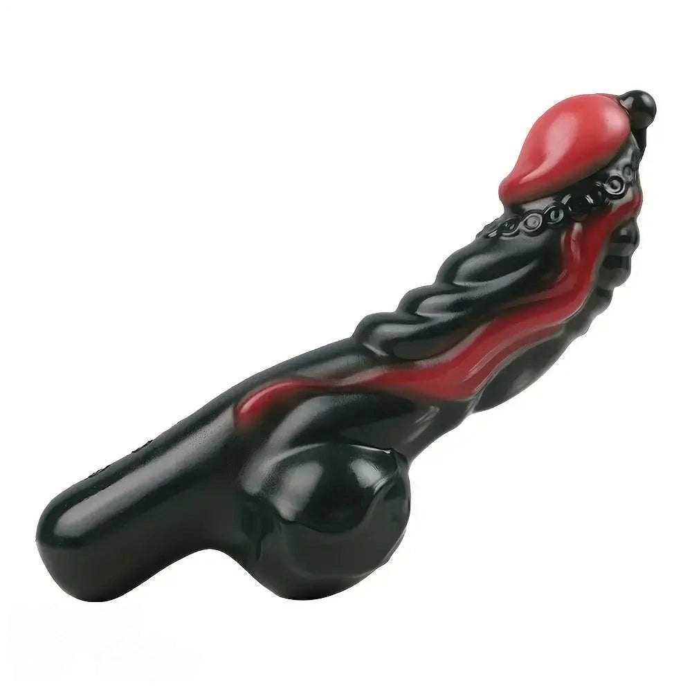 Tentacle handle fantasy silicone dildo, photo 2