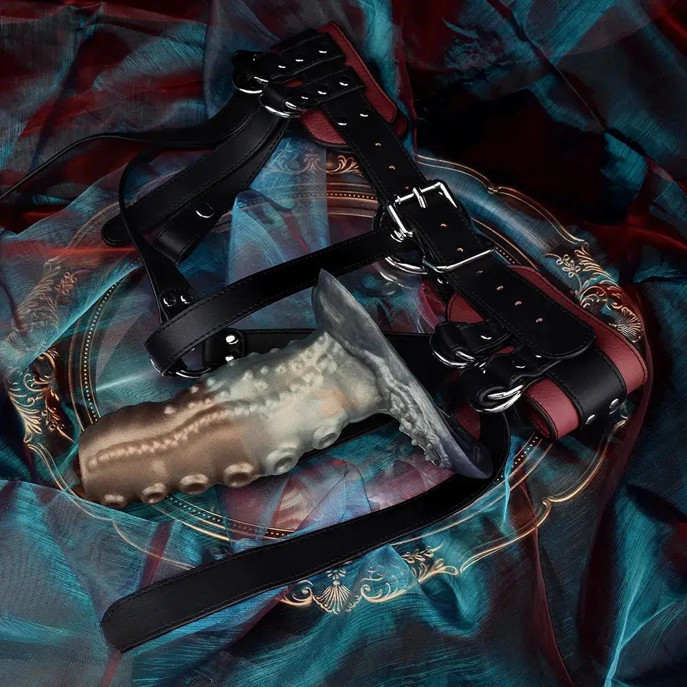 Flesh tentacle hollow silicone strap-on, photo 2