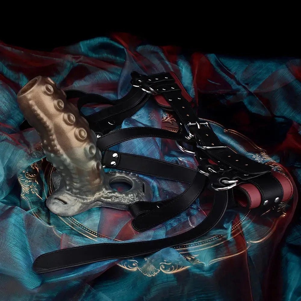 Flesh tentacle hollow silicone strap-on, photo 3