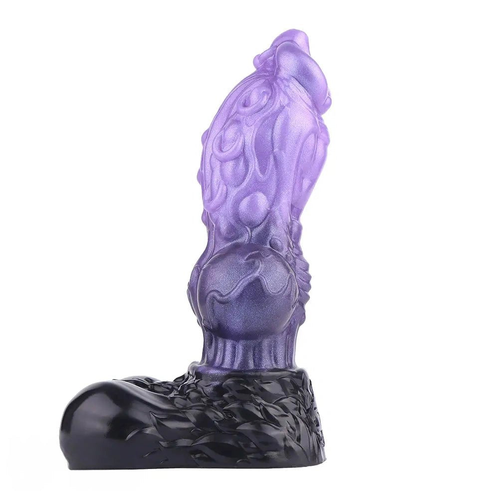 Purple tentacle knot fantasy silicone dildo, photo 13