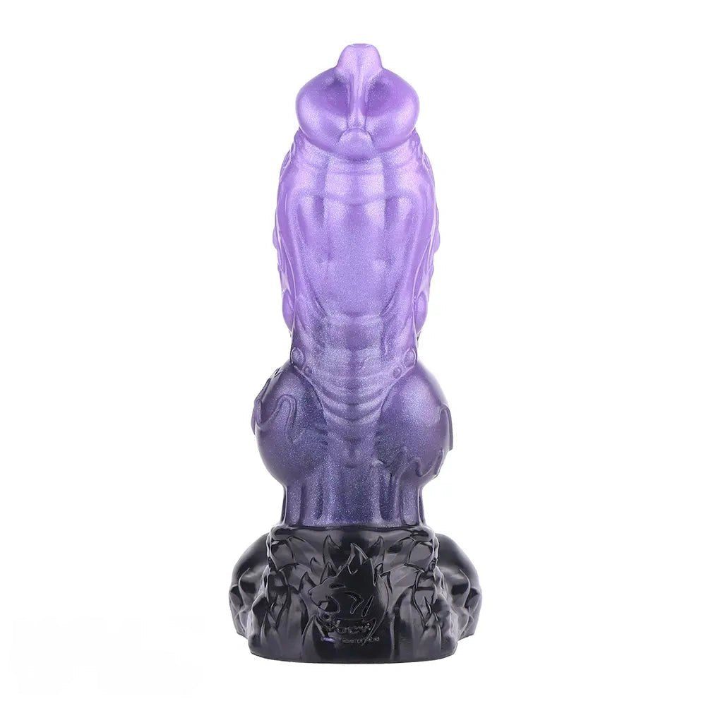 Purple tentacle knot fantasy silicone dildo, photo 14