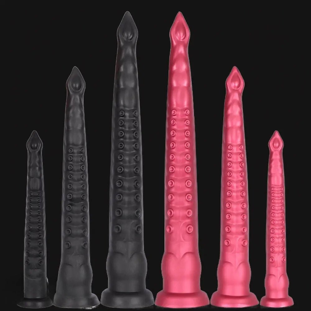 Tentacle monster fantasy dildo with suction cup base, photo 1