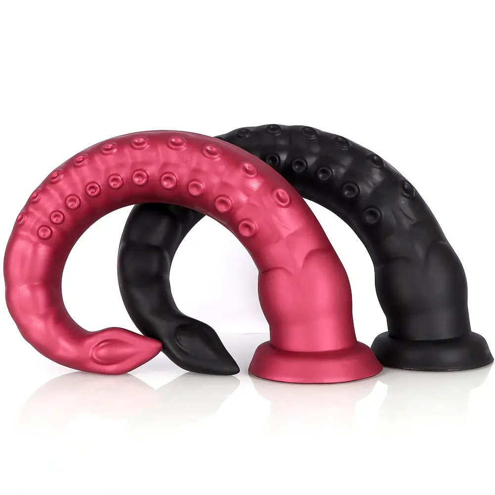 Tentacle monster fantasy dildo with suction cup base, photo 2