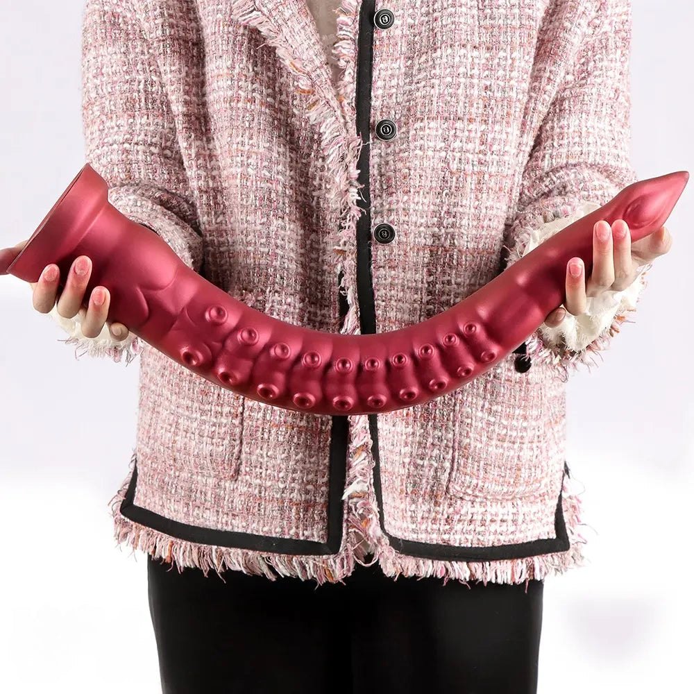 Tentacle monster fantasy dildo with suction cup base, photo 4