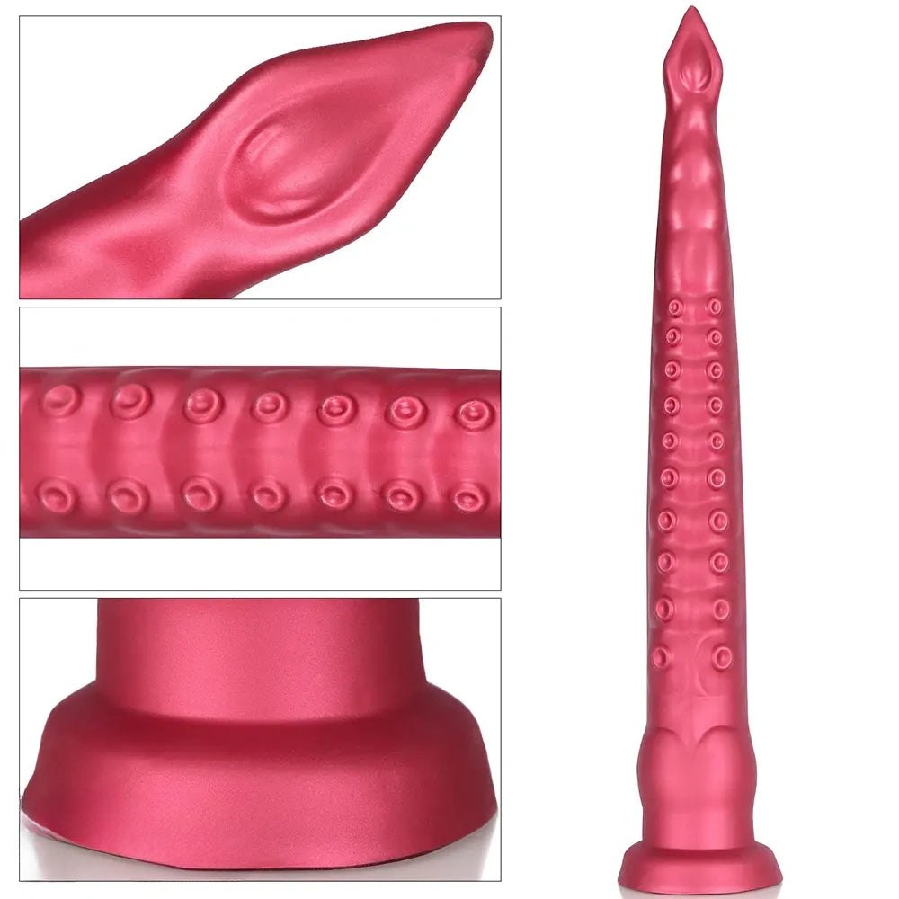 Tentacle monster fantasy dildo with suction cup base, photo 7