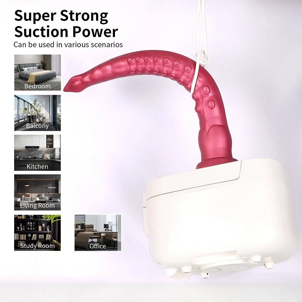 Tentacle monster fantasy dildo with suction cup base, photo 8