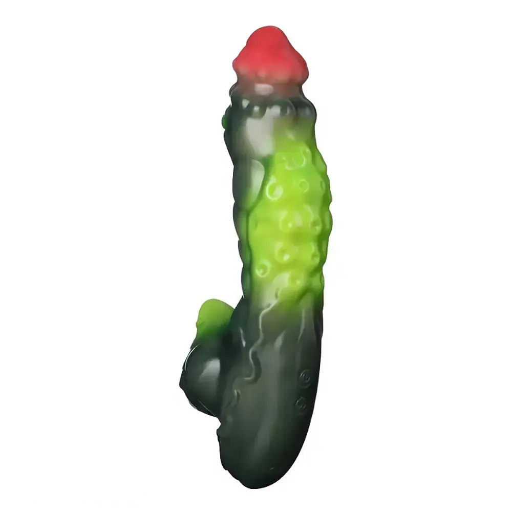 Tentacle textured fantasy silicone dildo, photo 2