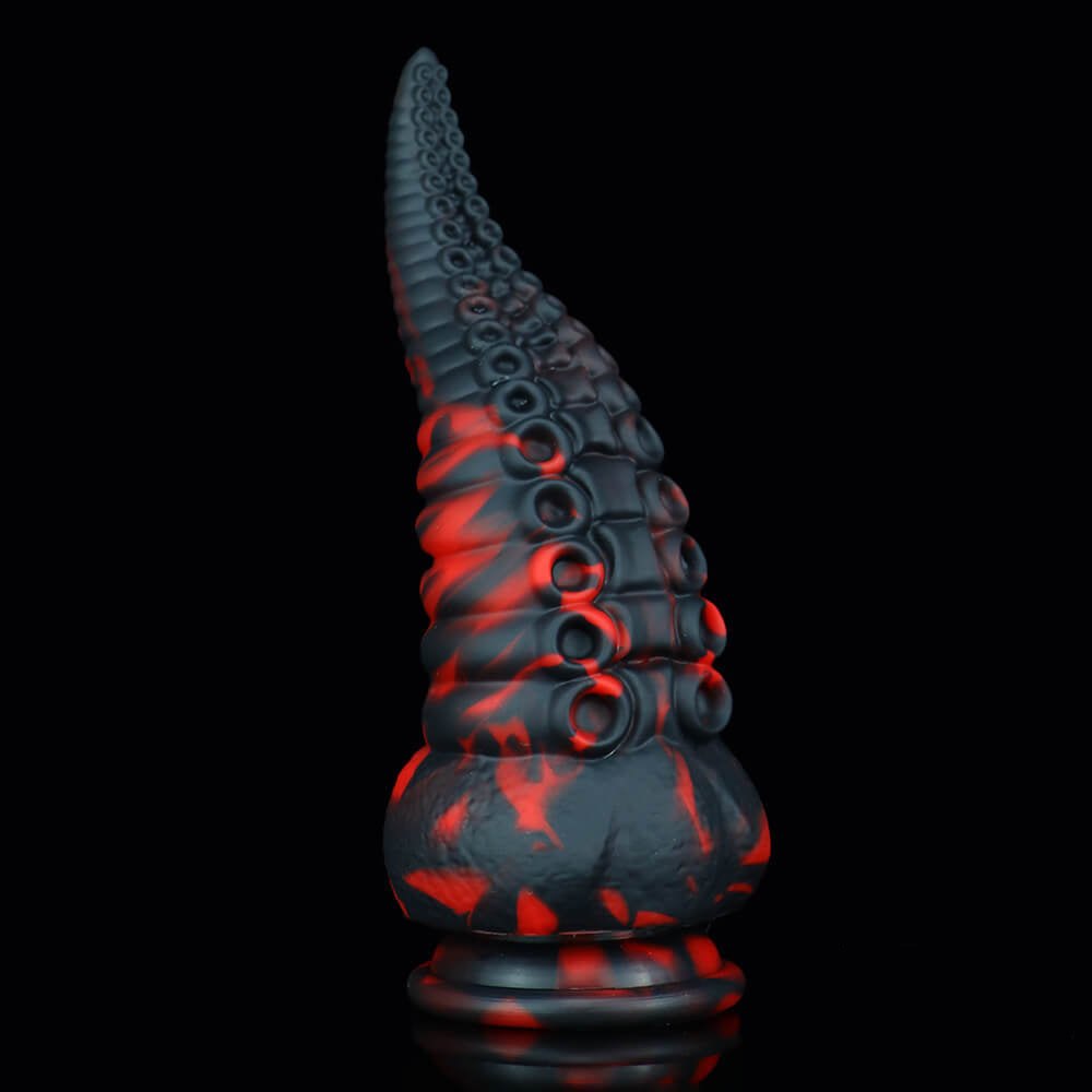 #2 multicolor tentacle liquid silicone anal plug