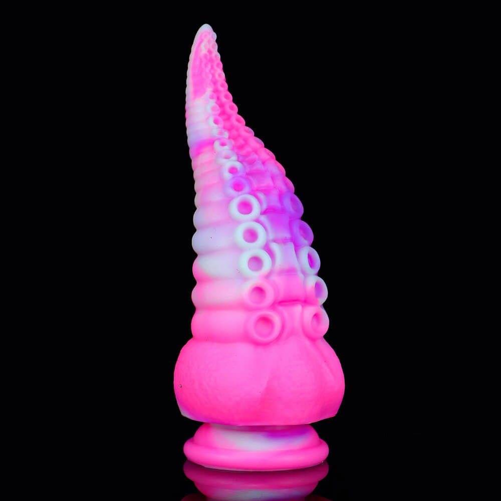 #5 multicolor tentacle liquid silicone anal plug