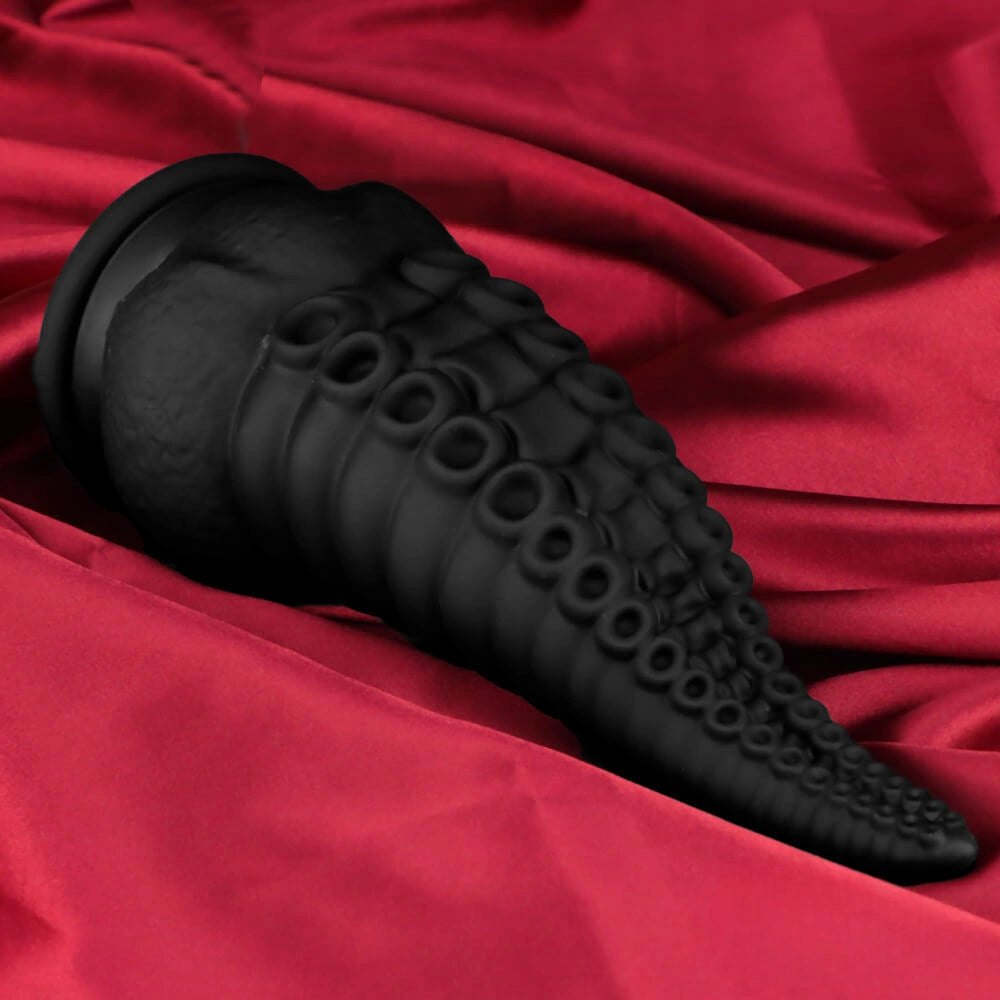 Multicolor tentacle liquid silicone anal plug, photo 13