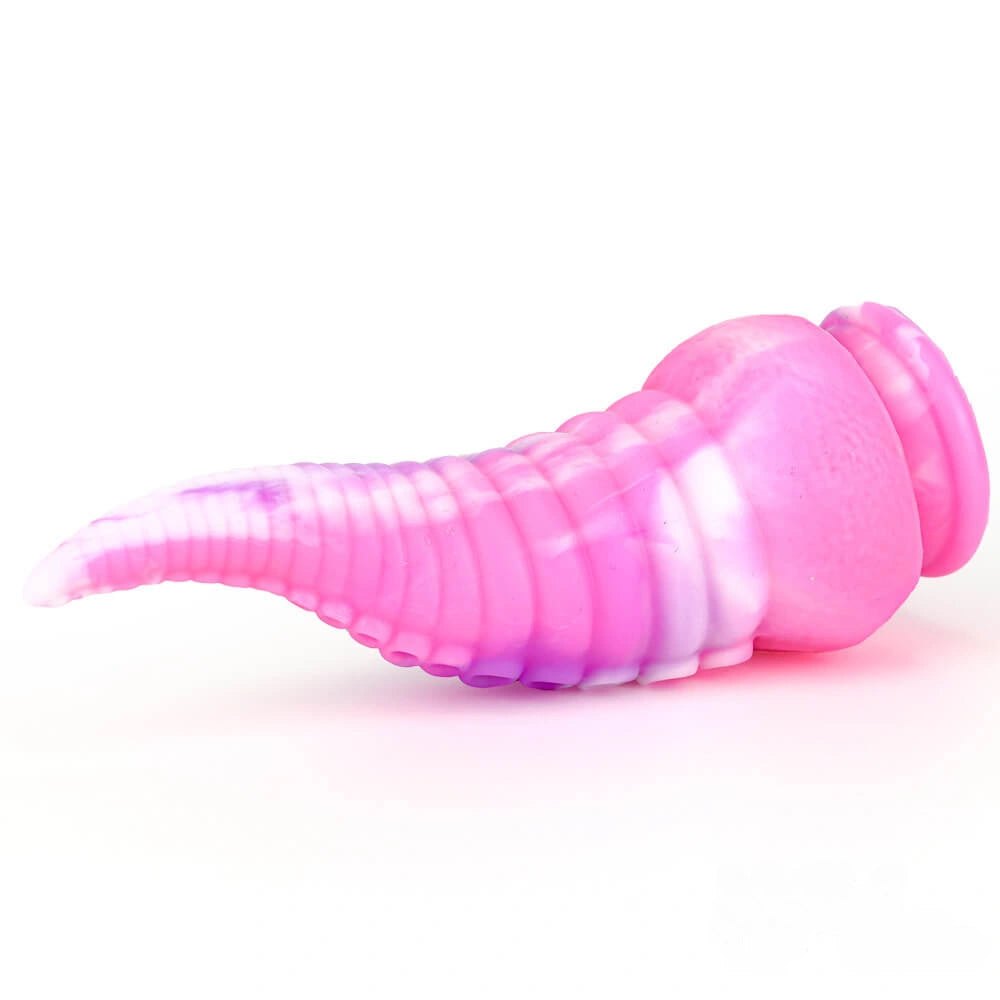 Multicolor tentacle liquid silicone anal plug, photo 4