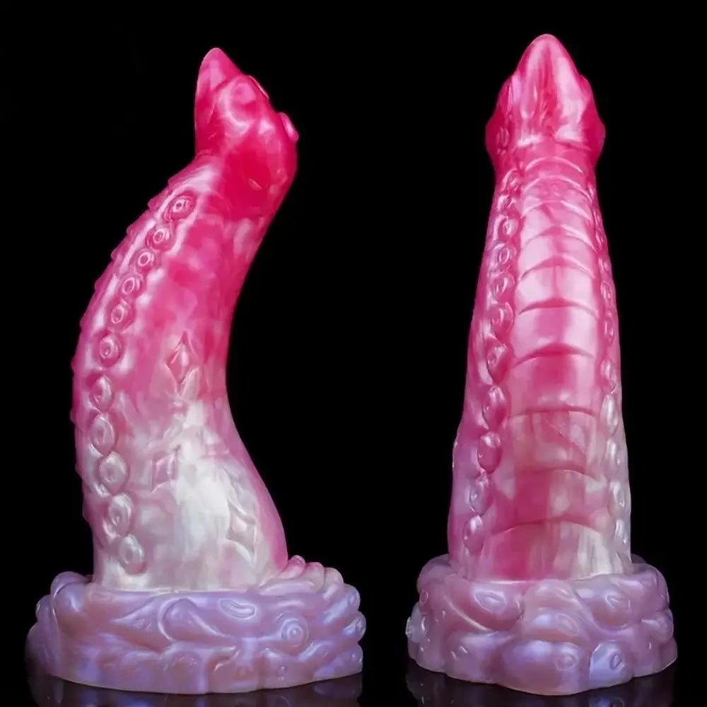 Pink and purple tentacle octopus fantasy dildo, photo 1