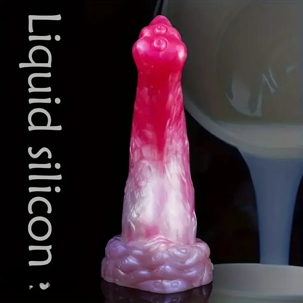 Pink and purple tentacle octopus fantasy dildo, photo 6