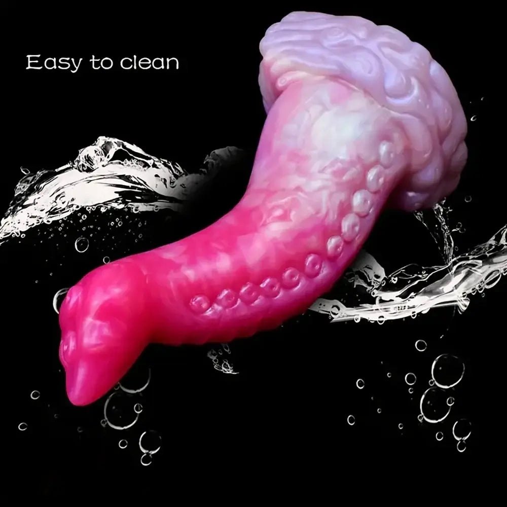 Pink and purple tentacle octopus fantasy dildo, photo 8