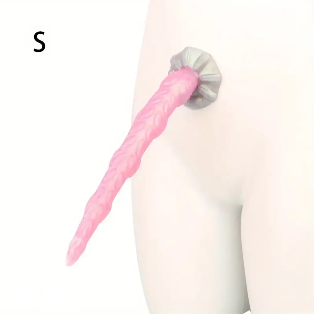 Pink silicone tentacle octopus fantasy dildo, photo 10